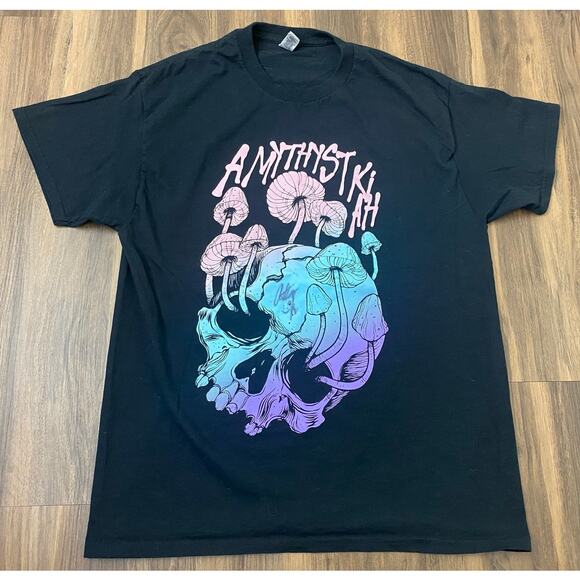 Gildan Amythyst Kiah signed autographed shroom skull graphic t-shirt, L - Picture 1 of 5